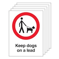 5PK - Keep Dogs On A Lead