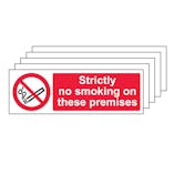 5PK - Strictly No Smoking On These Premises - Landscape