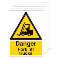 5PK - Danger Fork Lift Trucks - Portrait