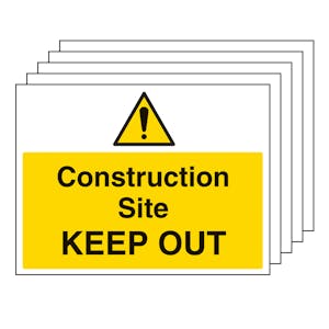 5PK - Construction Site Keep Out - Large Landscape