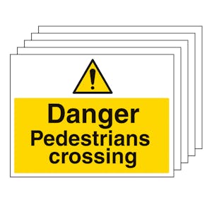 5PK - Danger Pedestrians Crossing