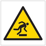 Warning Trip Hazard Symbol