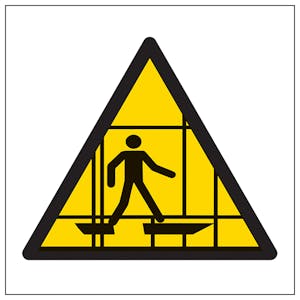 Warning Scaffolding Symbol