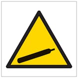 Warning Compressed Gas Symbol