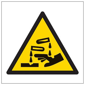 Warning Corrosive Symbol
