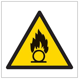 Warning Oxidising Symbol