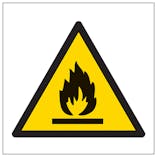 Warning Flammable Symbol