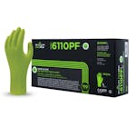 Showa 6110PF Green Biodegradable Nitrile Gloves