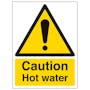 Caution Hot Water - Portrait