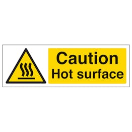 Caution Hot Surface - Landscape