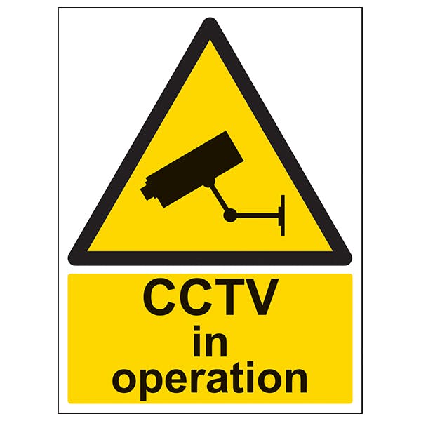 CCTV In Operation - Portrait