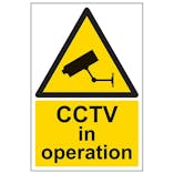 Eco-Friendly CCTV In Operation - Portrait