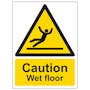 Caution Wet Floor - Portrait