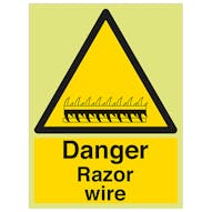 GITD Danger Razor Wire