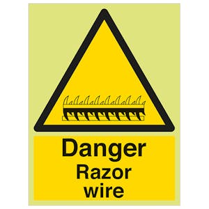 GITD Danger Razor Wire