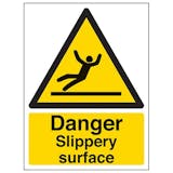Eco-Friendly Danger Slippery Surface