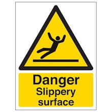 Danger Slippery Surface