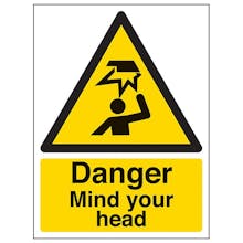 Danger Mind Your Head - Portrait
