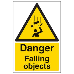 Danger Falling Objects - Portrait