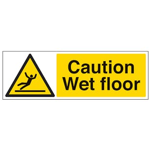 Caution Wet Floor - Landscape