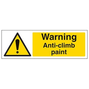 Eco-Friendly Warning Anti-Climb Paint - Landscape