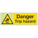 GITD Danger Trip Hazard - Landscape