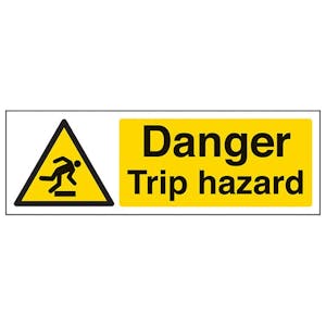 Eco-Friendly Danger Trip Hazard - Landscape