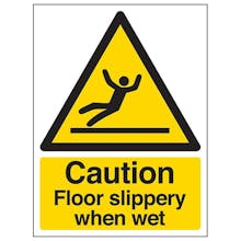 Caution Floor Slippery When Wet