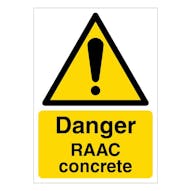 Danger RAAC Concrete - Portrait