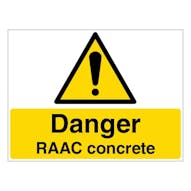 Danger RAAC Concrete - Large Landscape