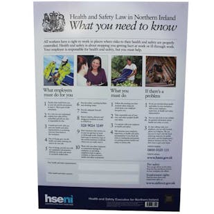 Northern Ireland Health & Safety Law Poster