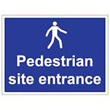 Pedestrian Site Entrance - Large Landscape