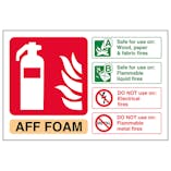 AFF Foam Fire Extinguisher - Landscape