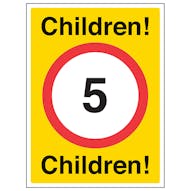 Children 5mph