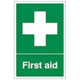 School First Aid Signs