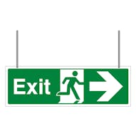 Double Sided Exit Arrow Left/Right