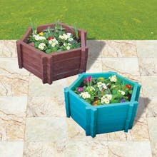 Hexagonal Planters - With Base - 500mm