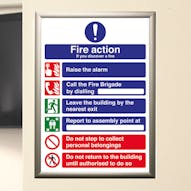 A4 Fire Action Notices