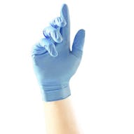 Unigloves Fortified Blue Nitrile Gloves