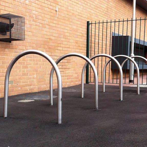 Hoop Cycle Stands Stainless Steel