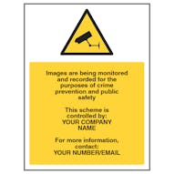 Custom GDPR CCTV Sign