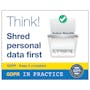 GDPR Sticker - Think! Shred Personal Data First