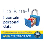 GDPR Sticker - Lock Me! I Contain Personal Data