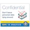 GDPR Sticker - Confidential Don't Leave Personal Data Lying Around
