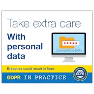 Take Extra Care With Personal Data