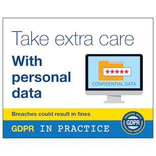 GDPR Sticker - Take Extra Care With Personal Data