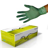 Vitality Latex Scented Green Powder Free Gloves