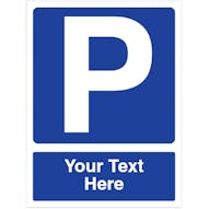 Custom Parking Sign