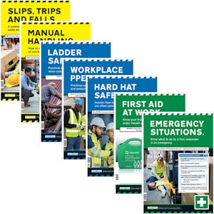 Construction Safety Posters Bundle - 7 Pack