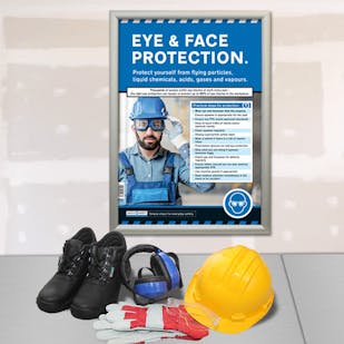 Eye and Face Protection Safety Poster